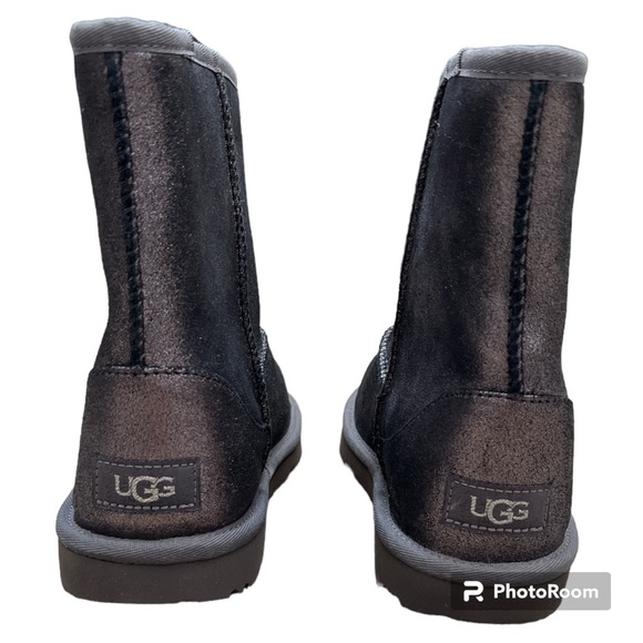 Ugg Classic II metal metallic glitter Youth Big Kid unisex  5 NEW - Picture 3 of 6